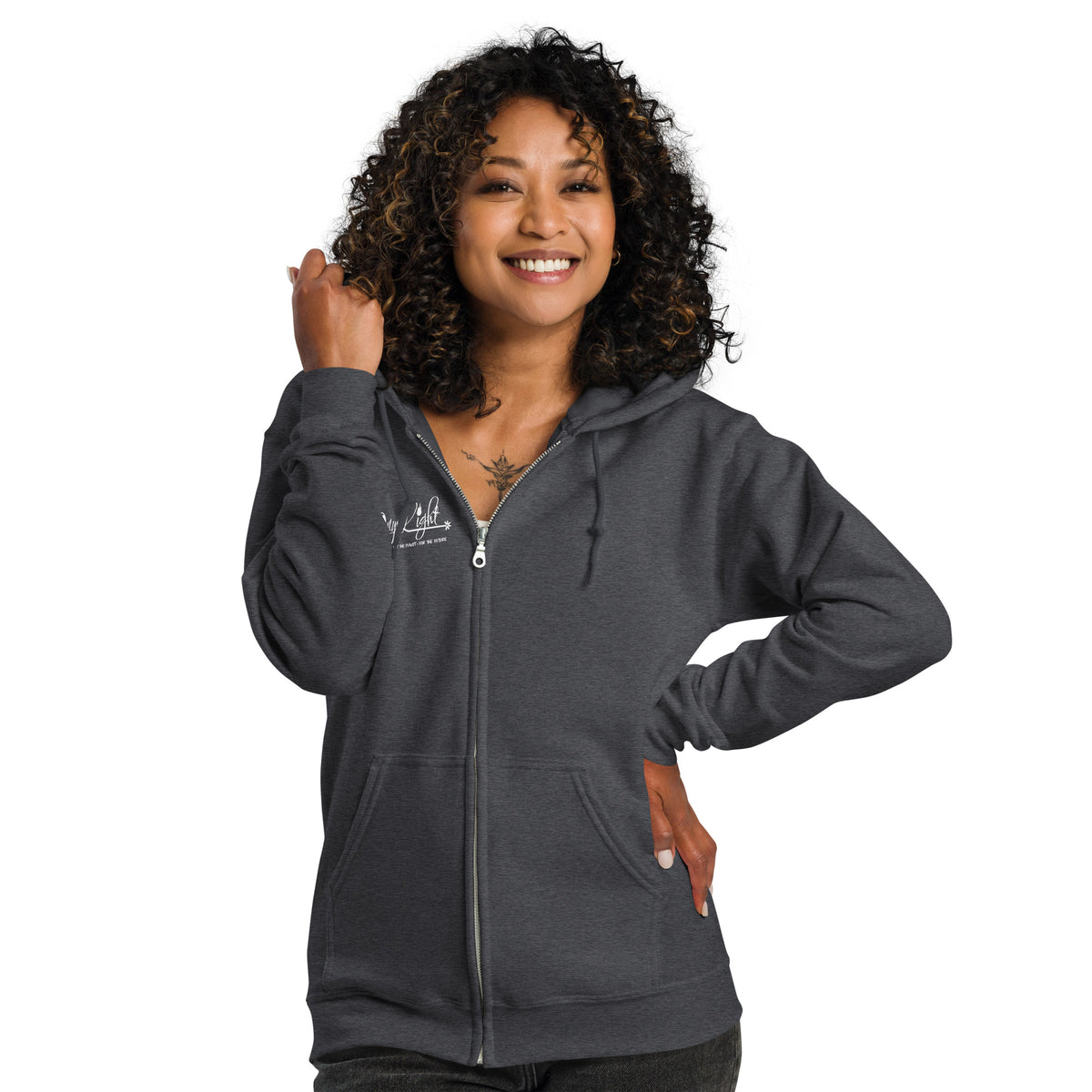 Onyx Light Promo Zip Up Hoodie