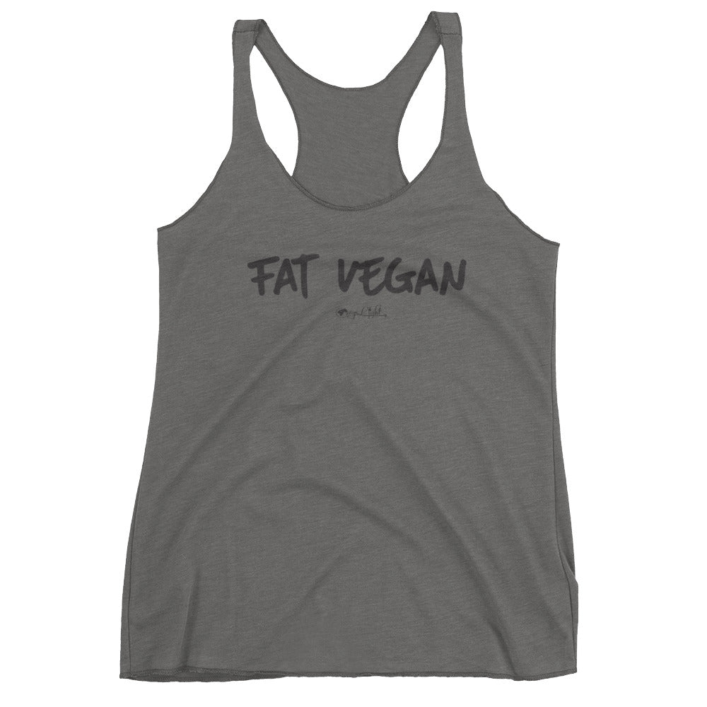 Fat Vegan- Triblend Tank