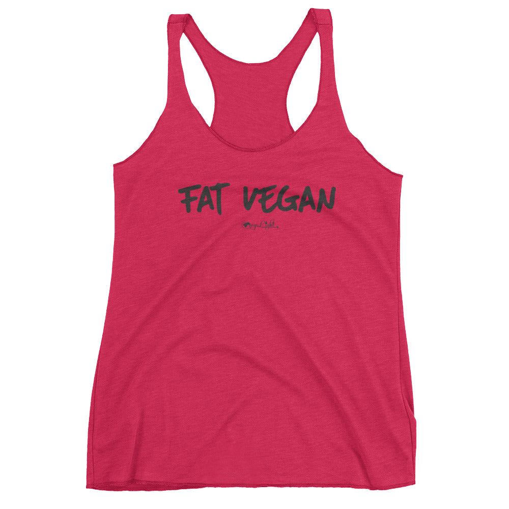 Fat Vegan- Triblend Tank