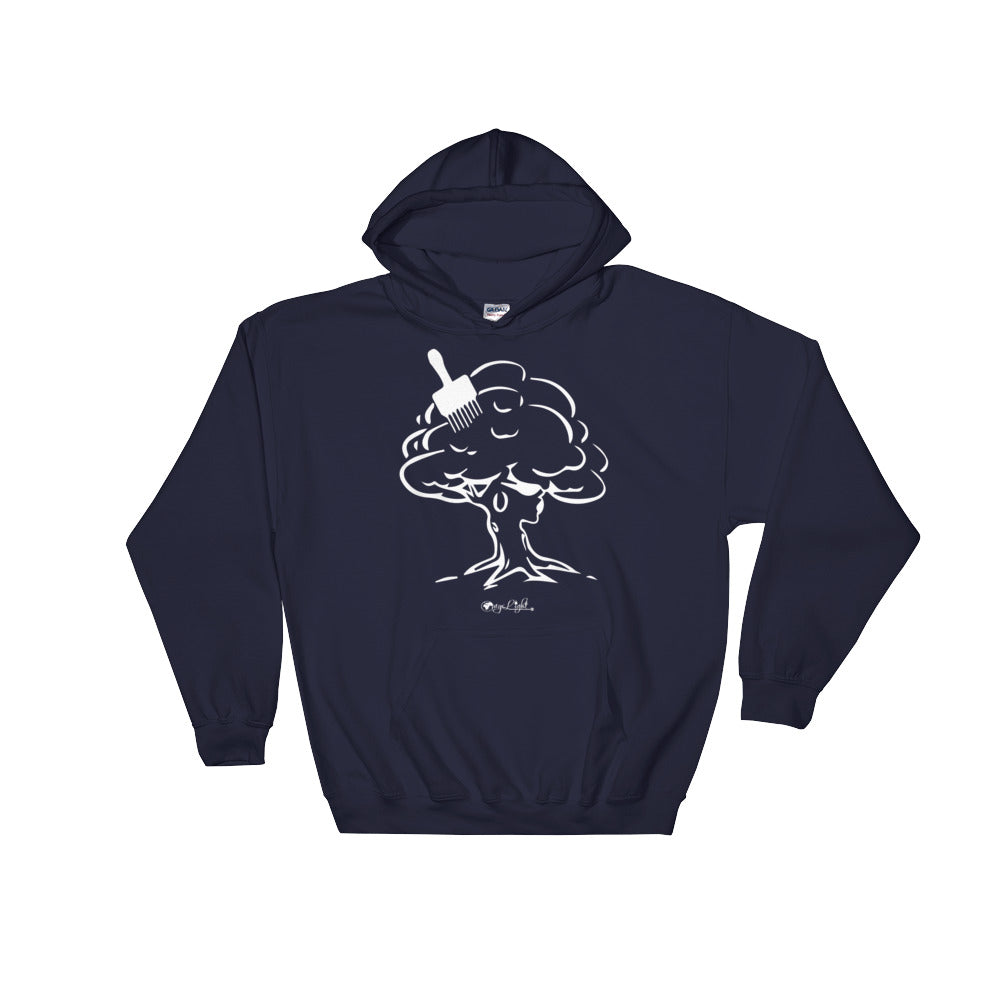 Afro Tree Hoodie (White)