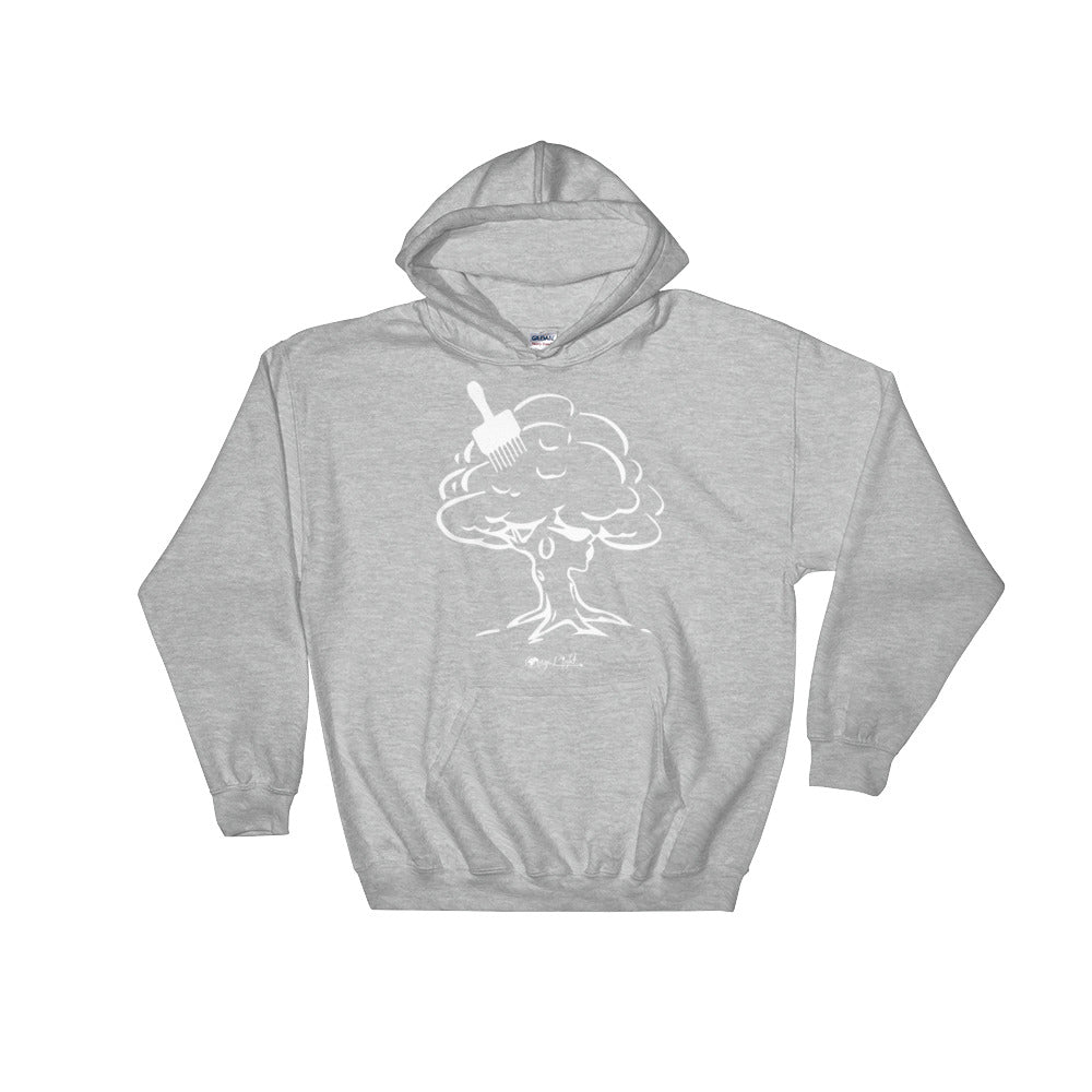 Afro Tree Hoodie (White)