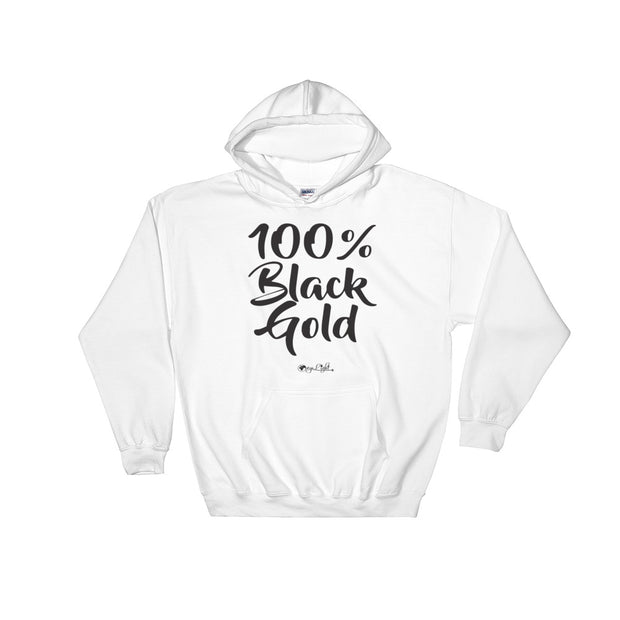 100% Black Gold Hoodie (Black)