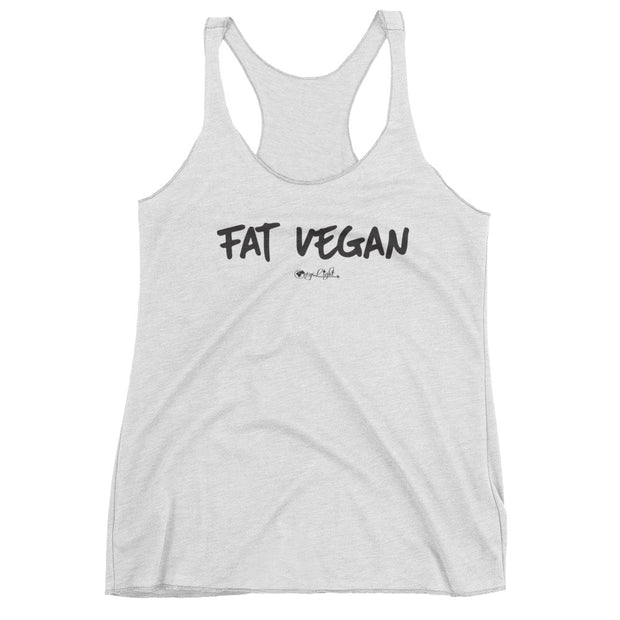 Fat Vegan- Triblend Tank