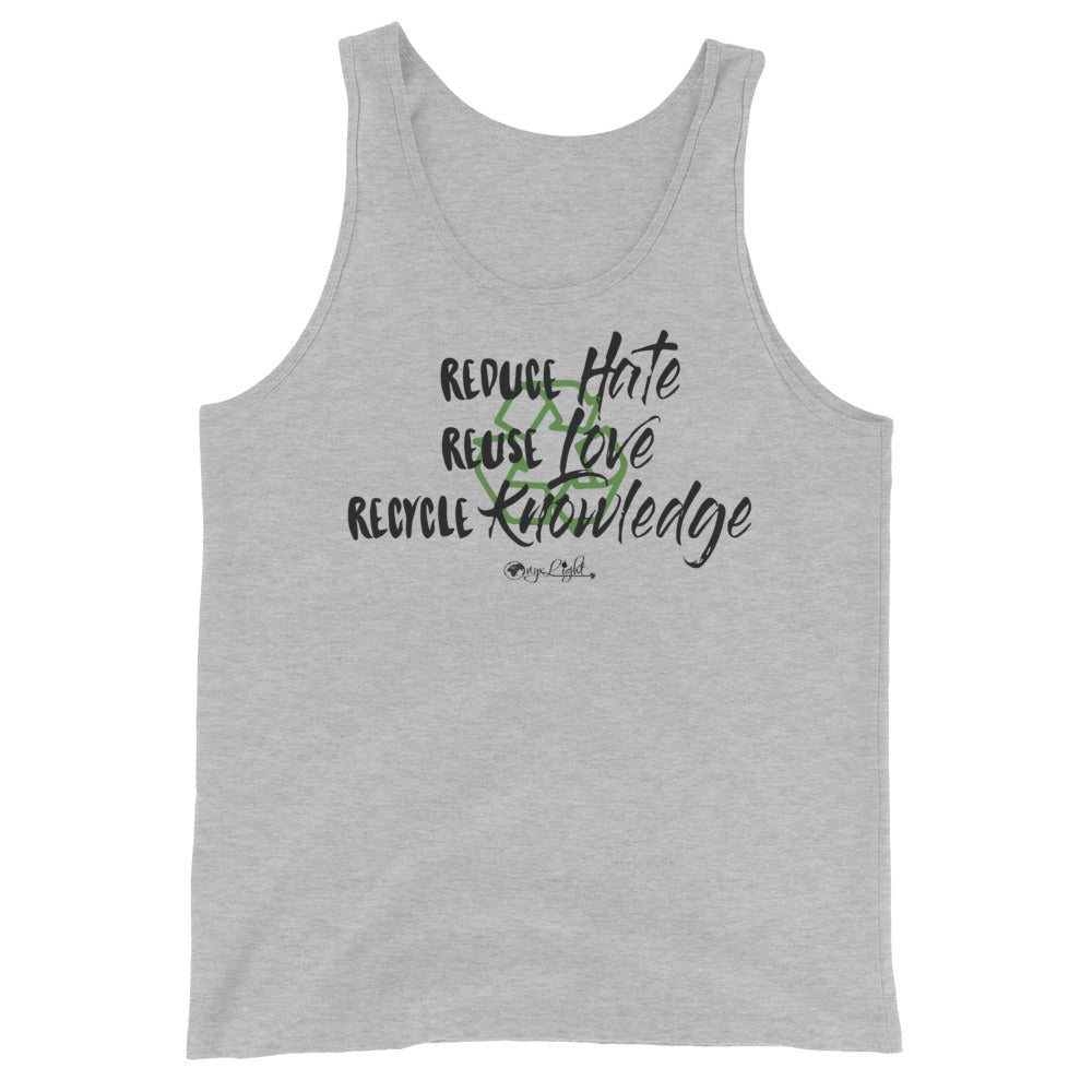 Reduce, Reuse, Recycle Unisex Tank Top