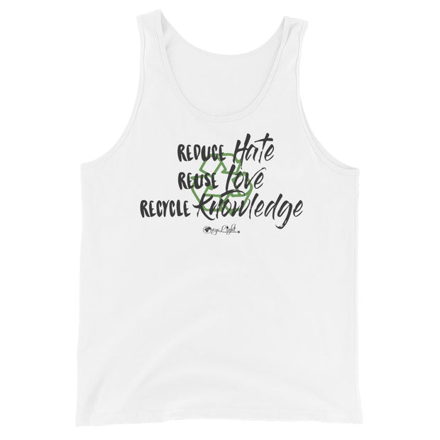 Reduce, Reuse, Recycle Unisex Tank Top